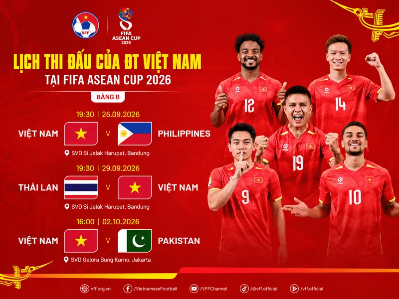 Theo dõi lịch thi đấu bóng đá Việt Nam qua các nguồn thông tin chính thức.