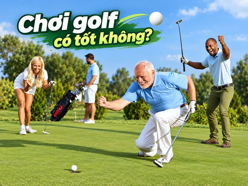 Chơi golf kết hợp đi bộ, vận động toàn thân và hoạt động ngoài trời, vì vậy lợi ích sức khỏe phụ thuộc nhiều vào cách chơi và thể trạng mỗi người.