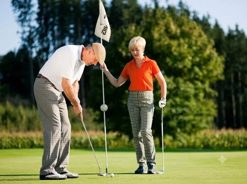 Golf có thể phù hợp với người trung niên và lớn tuổi khi cường độ, số hố và quãng đường đi bộ được điều chỉnh theo thể trạng.